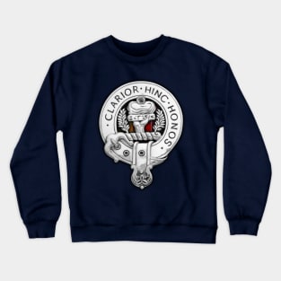 Clan Buchanan Crest & Tartan Crewneck Sweatshirt